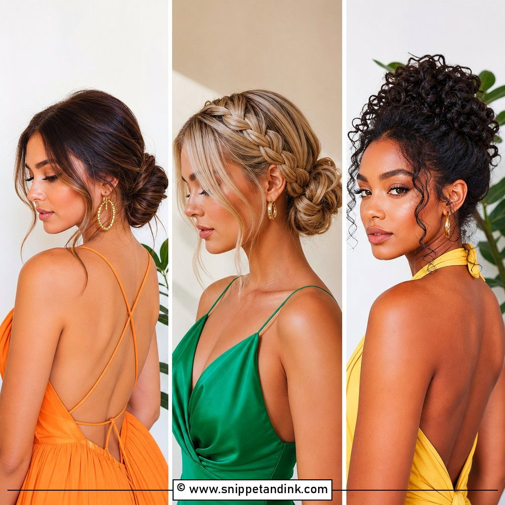25 Wedding Guest Updos for Medium Hair to Look Polished