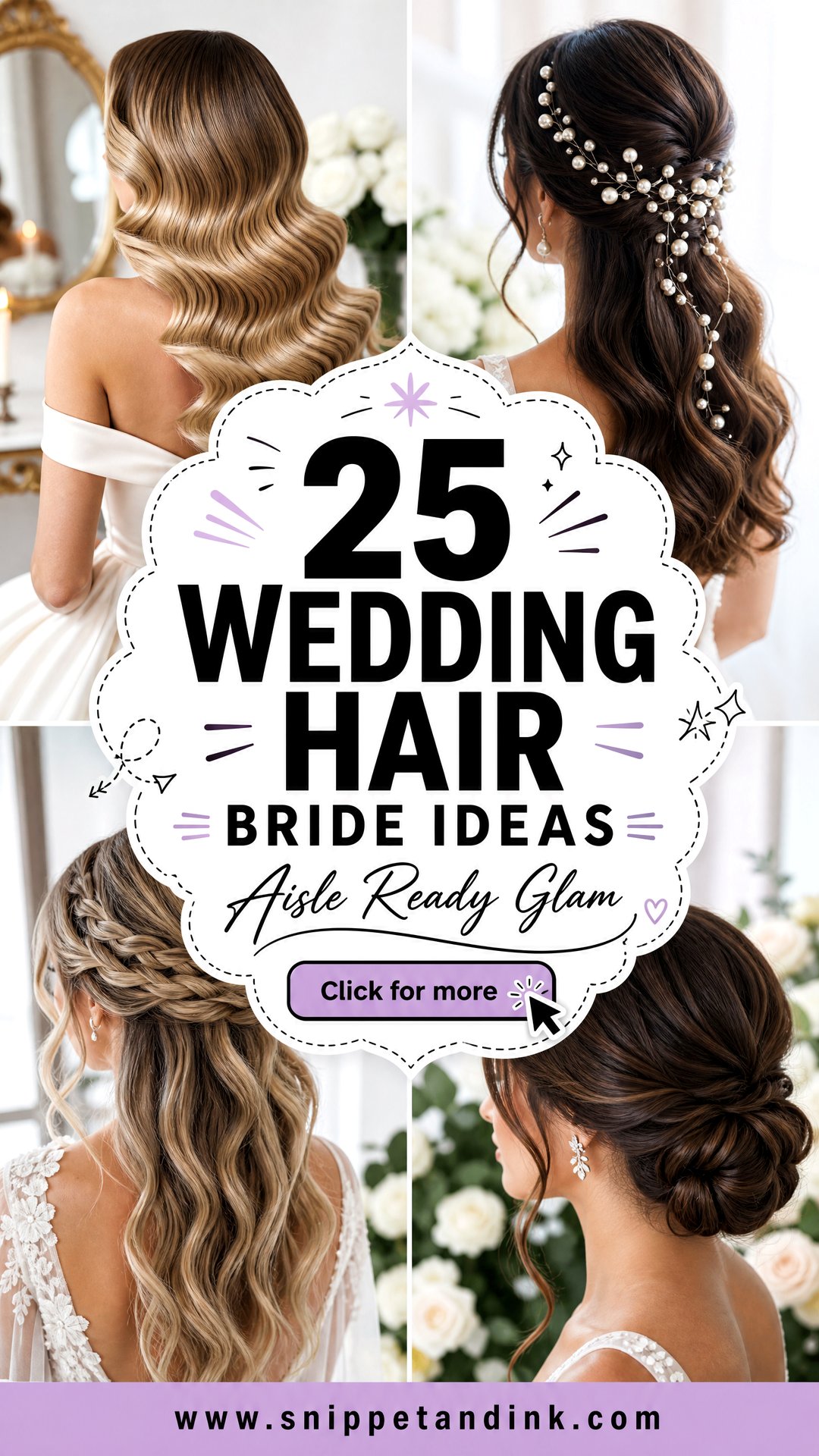25 Wedding Hair Bride Ideas for a Beautiful Aisle Moment - 25 Wedding Hair Bride Ideas for a Beautiful Aisle Moment