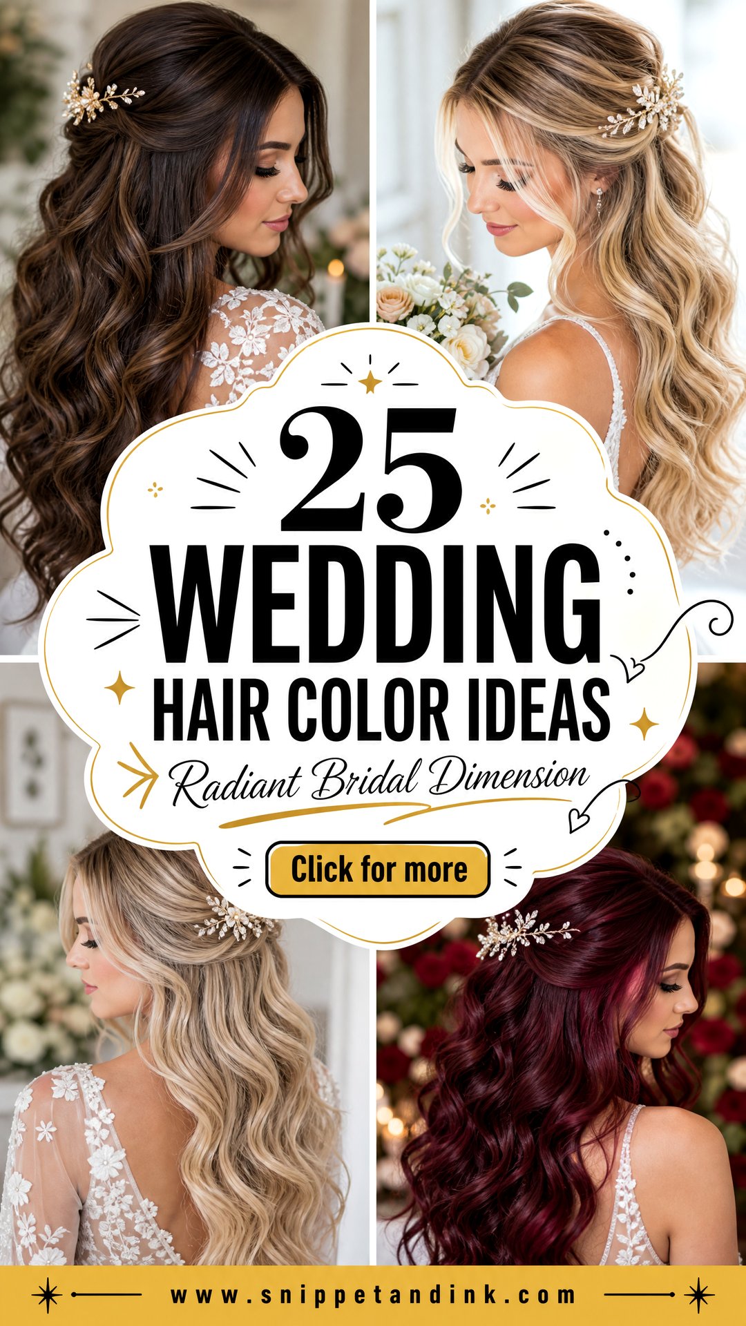 25 Wedding Hair Color Ideas for Radiant Bridal Dimension - 25 Wedding Hair Color Ideas for Radiant Bridal Dimension