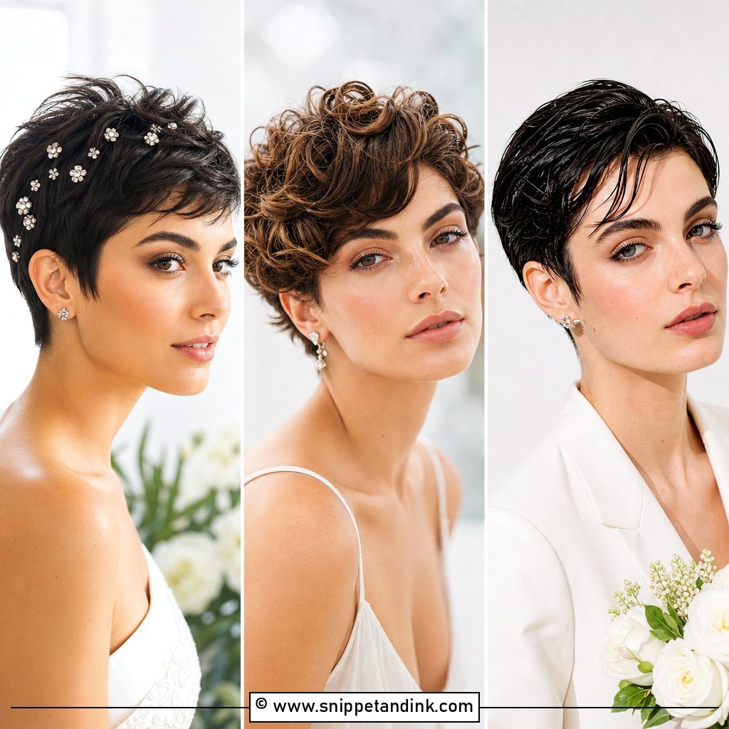 25 Wedding Hair Ideas for Short Hair That Feel Effortless