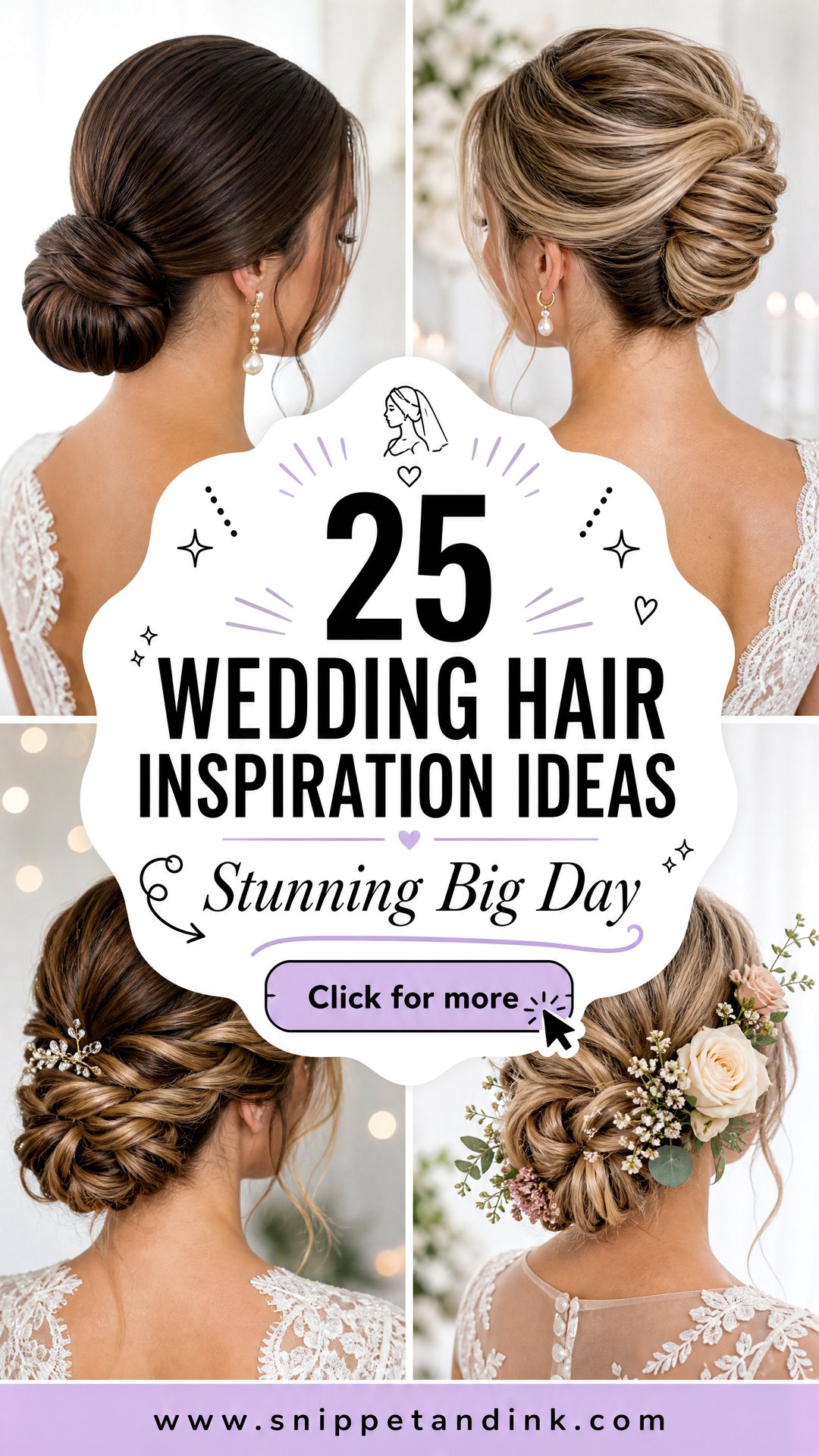 25 Wedding Hair Inspiration Ideas for a Stunning Big Day - 25 Wedding Hair Inspiration Ideas for a Stunning Big Day