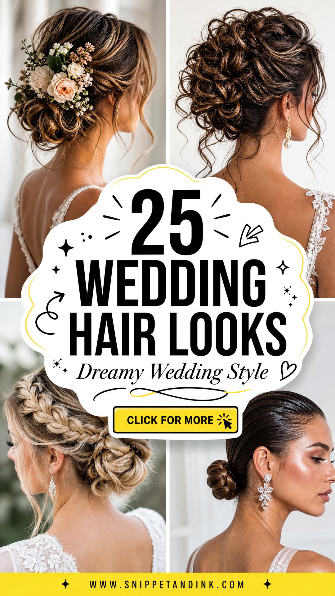 25 Wedding Hair Looks for Dreamy Brides and Stylish Guests - 25 Wedding Hair Looks for Dreamy Brides and Stylish Guests