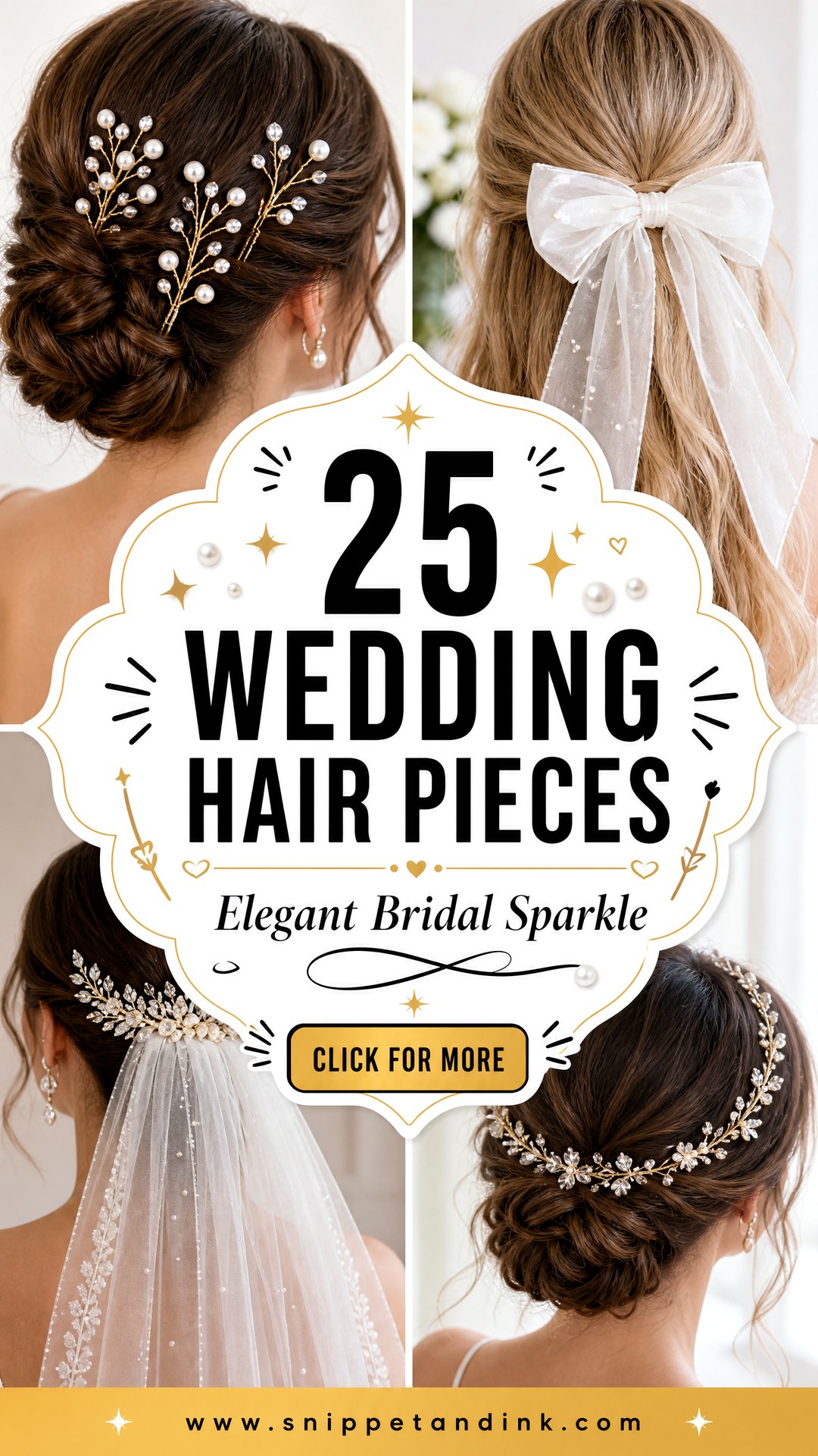 25 Wedding Hair Pieces for Elegant Bridal Sparkle and Style - 25 Wedding Hair Pieces for Elegant Bridal Sparkle & Style