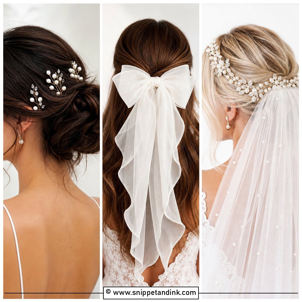 25 Wedding Hair Pieces for Elegant Bridal Sparkle and Style