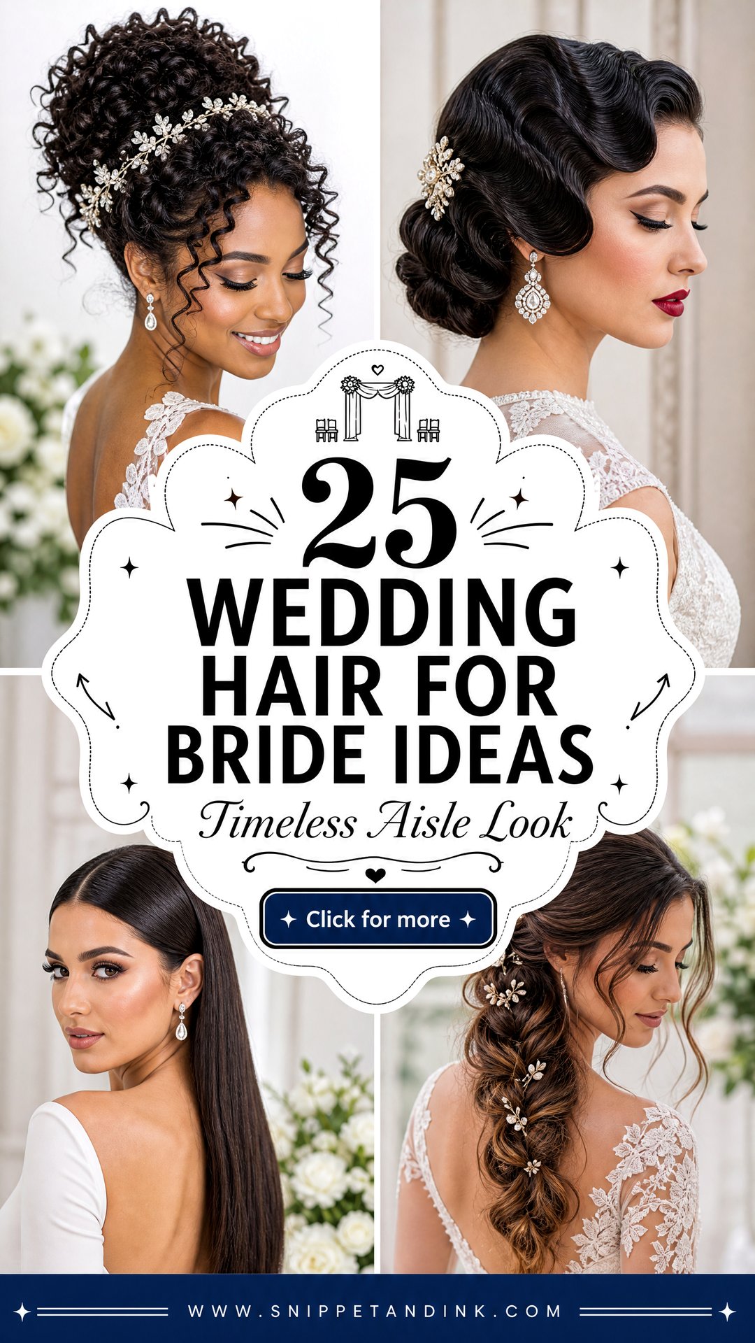 25 Wedding Hair for Bride Ideas for a Timeless Aisle Look - 25 Wedding Hair for Bride Ideas for a Timeless Aisle Look