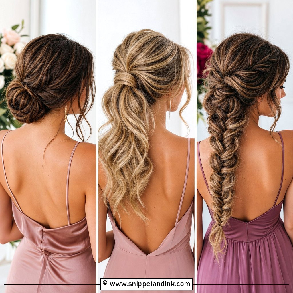 25 Wedding Hair for Bridesmaids Ideas to Flatter Every Dress