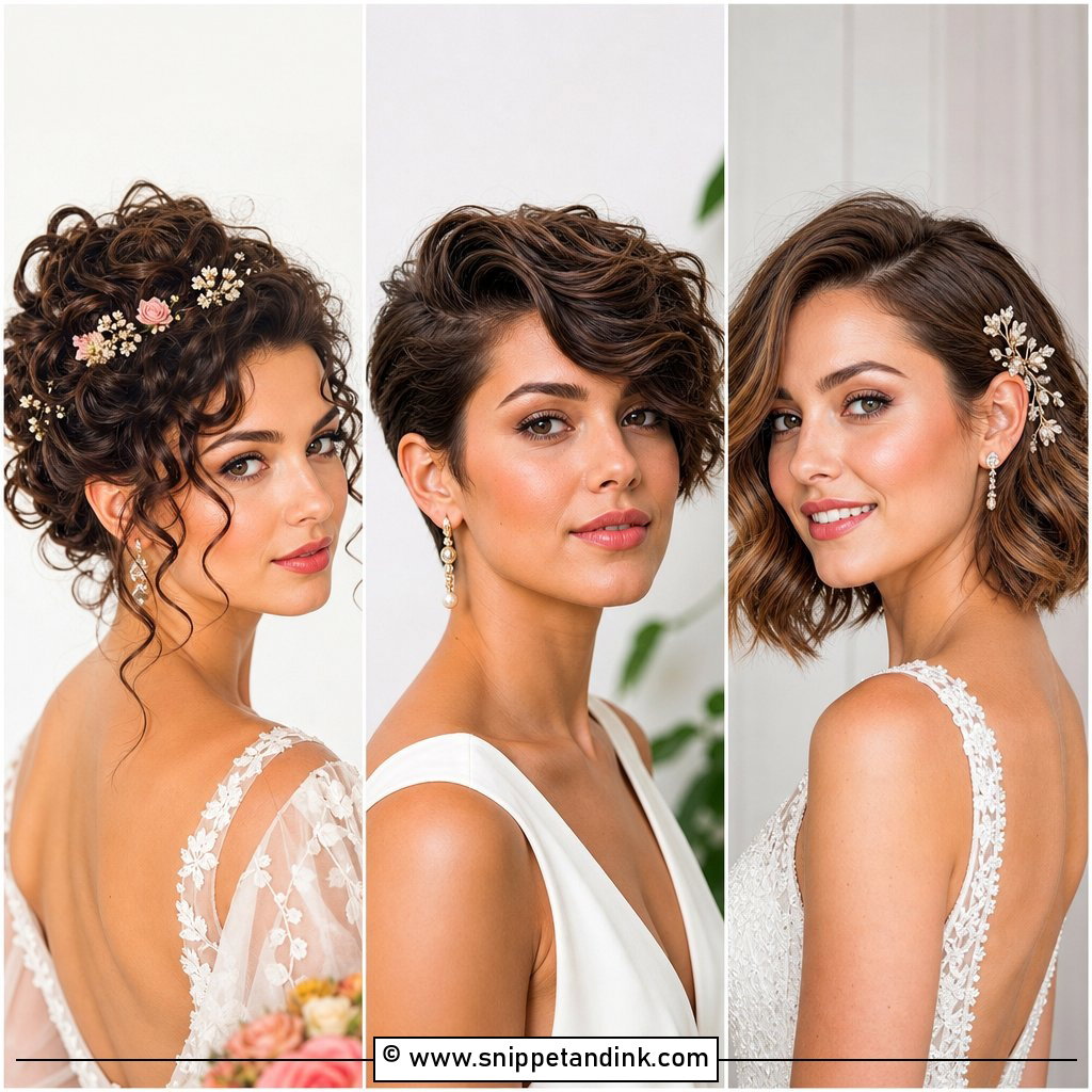 25 Wedding Hair for Short Hair Ideas for Chic Brides
