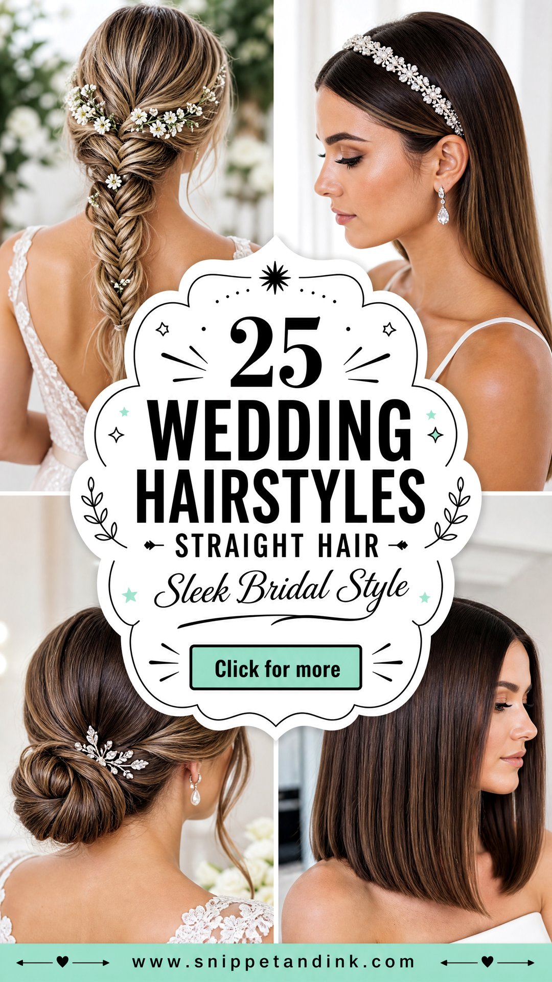 25 Wedding Hairstyles Straight Hair Brides Will Adore - 25 Wedding Hairstyles Straight Hair Brides Will Adore