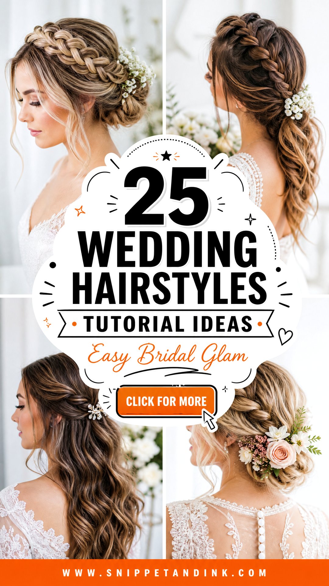 25 Wedding Hairstyles Tutorial Ideas for Easy Bridal Glam - 25 Wedding Hairstyles Tutorial Ideas for Easy Bridal Glam