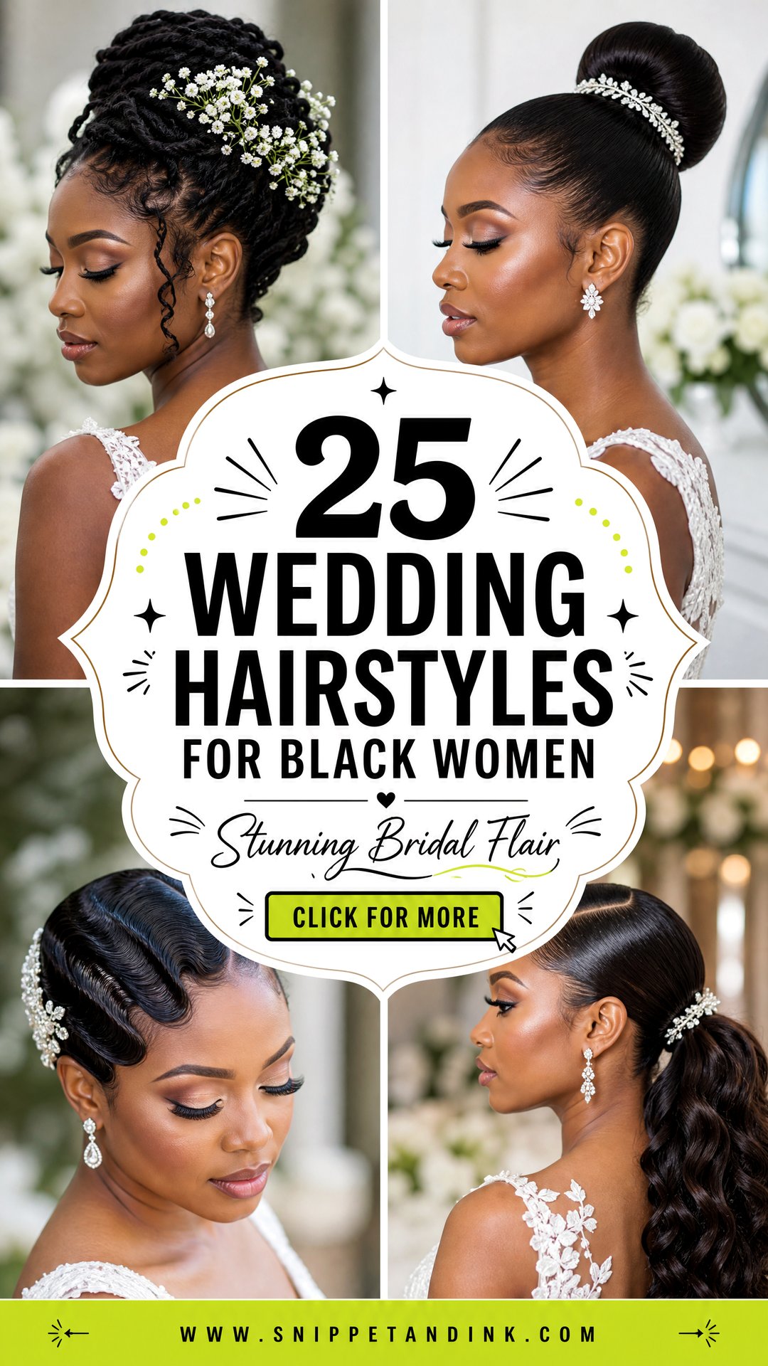 25 Wedding Hairstyles for Black Women With Stunning Bridal Flair - 25 Wedding Hairstyles for Black Women With Stunning Bridal Flair