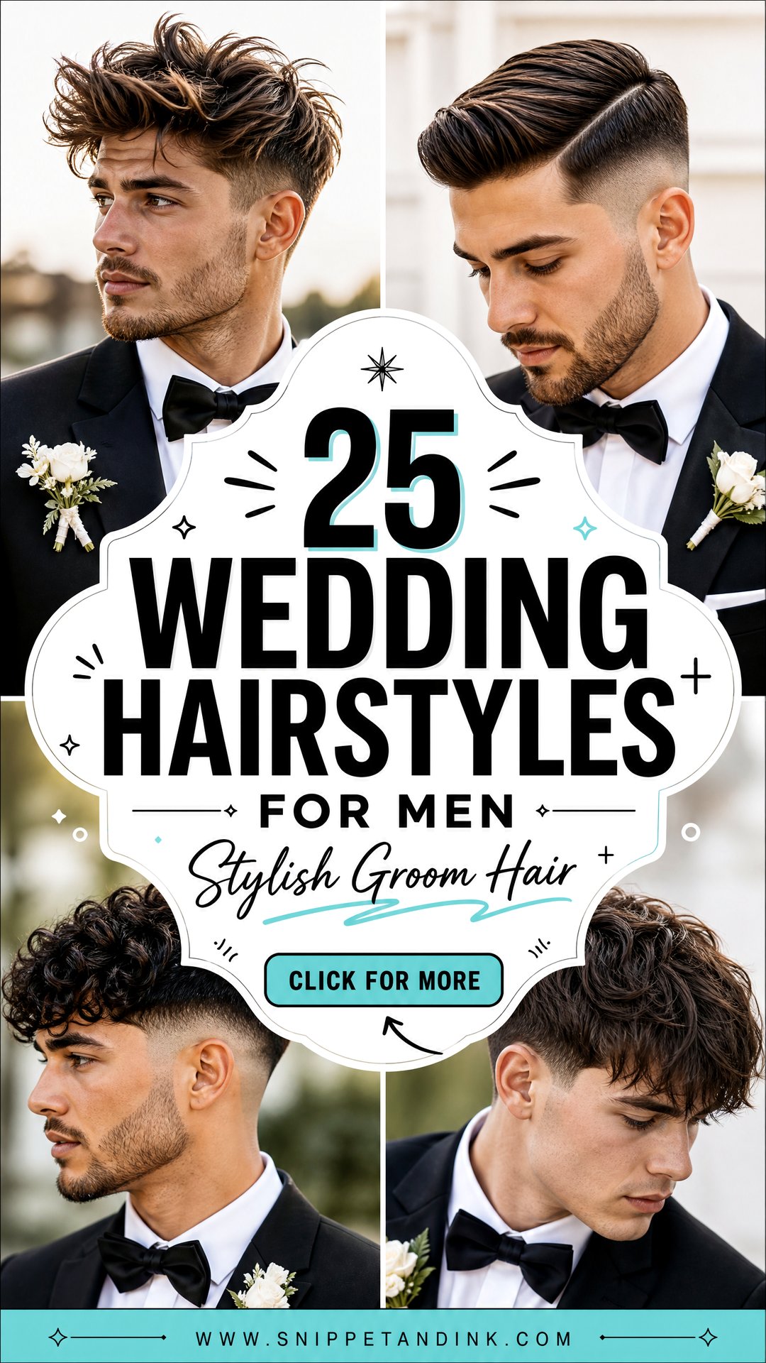 25 Wedding Hairstyles for Men to Look Sharp and Stylish - 25 Wedding Hairstyles for Men to Look Sharp and Stylish