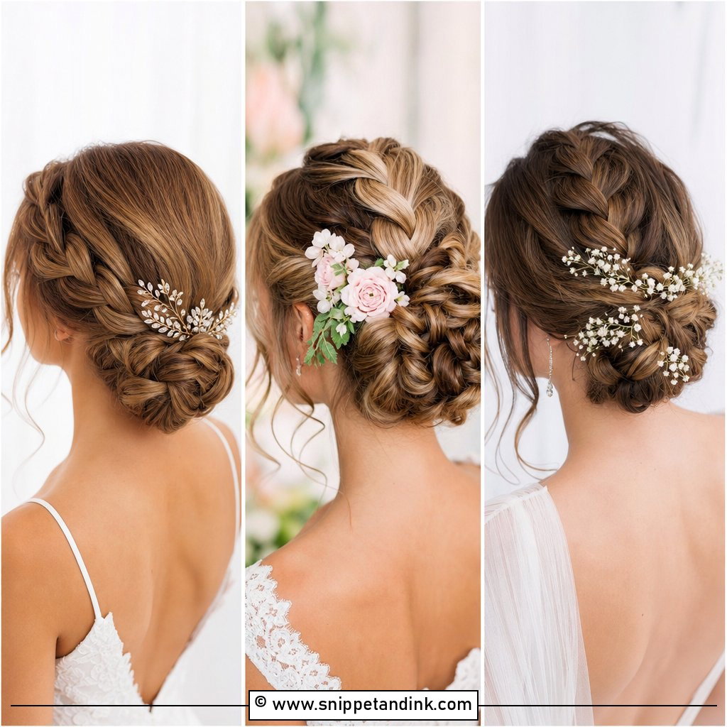 25 Wedding Hairstyles with Braids for Romantic Bridal Style