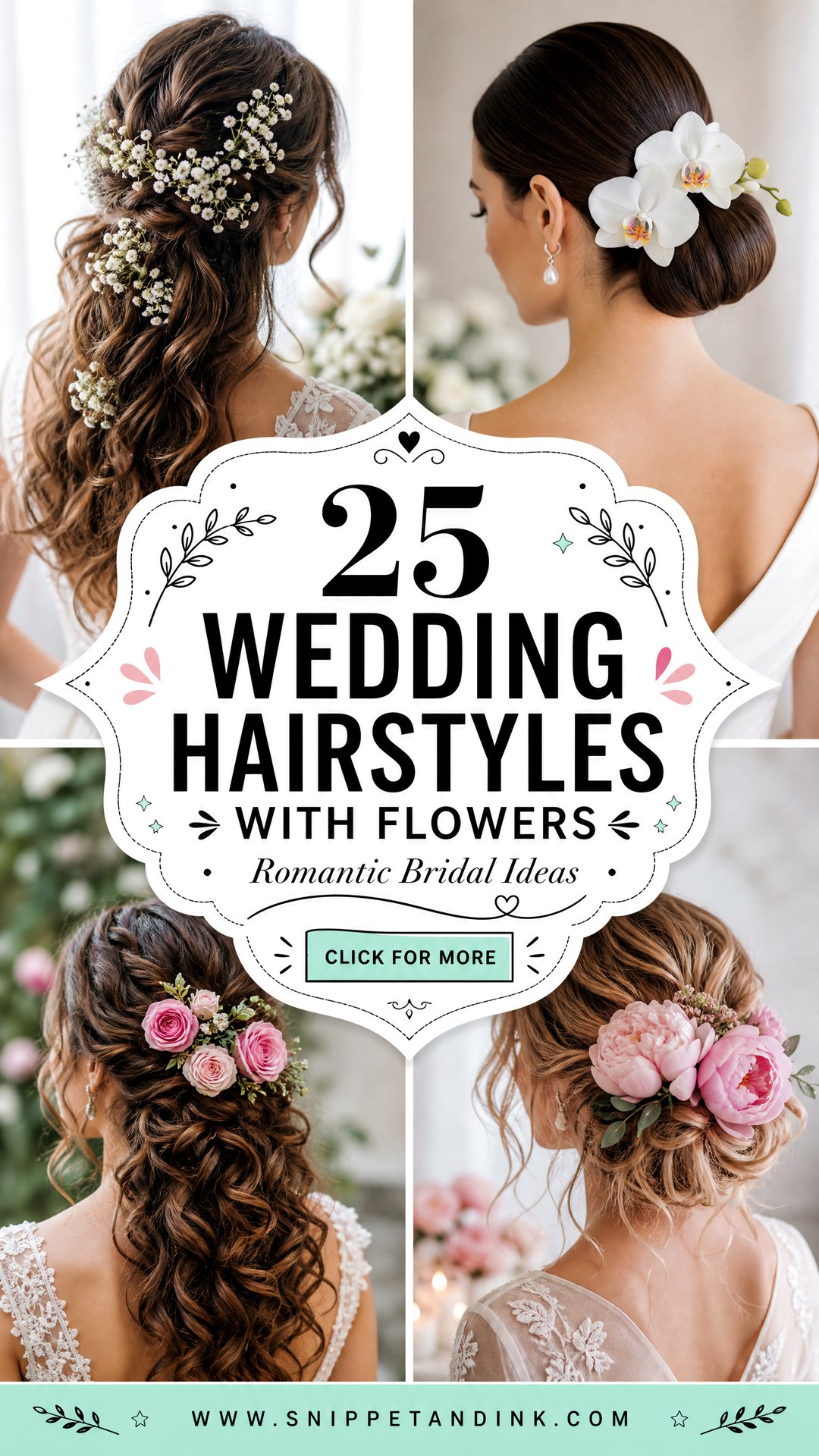 25 Wedding Hairstyles with Flowers Romantic Bridal Ideas - 25 Wedding Hairstyles with Flowers: Romantic Bridal Ideas