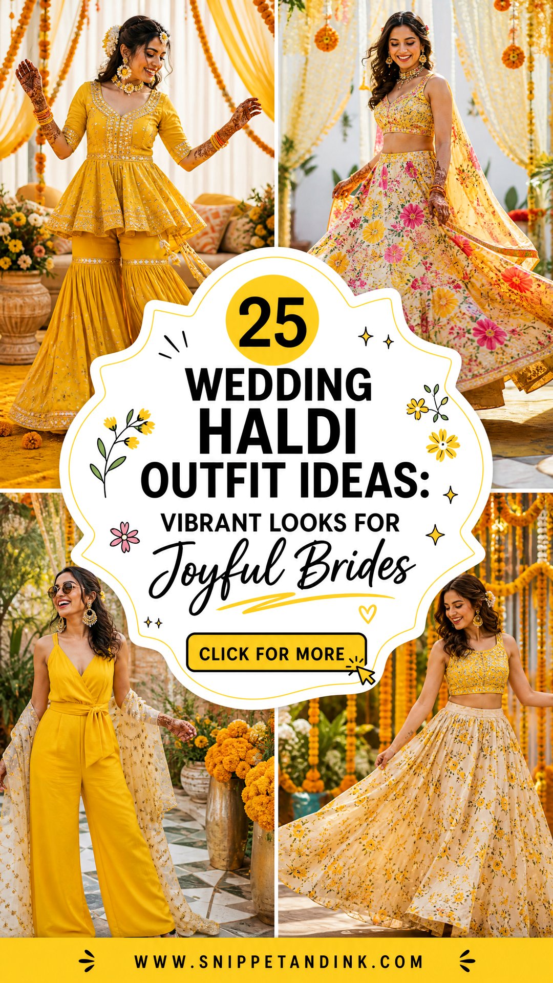 25 Wedding Haldi Outfit Ideas Vibrant Looks for Joyful Brides - 25 Wedding Haldi Outfit Ideas: Vibrant Looks for Joyful Brides