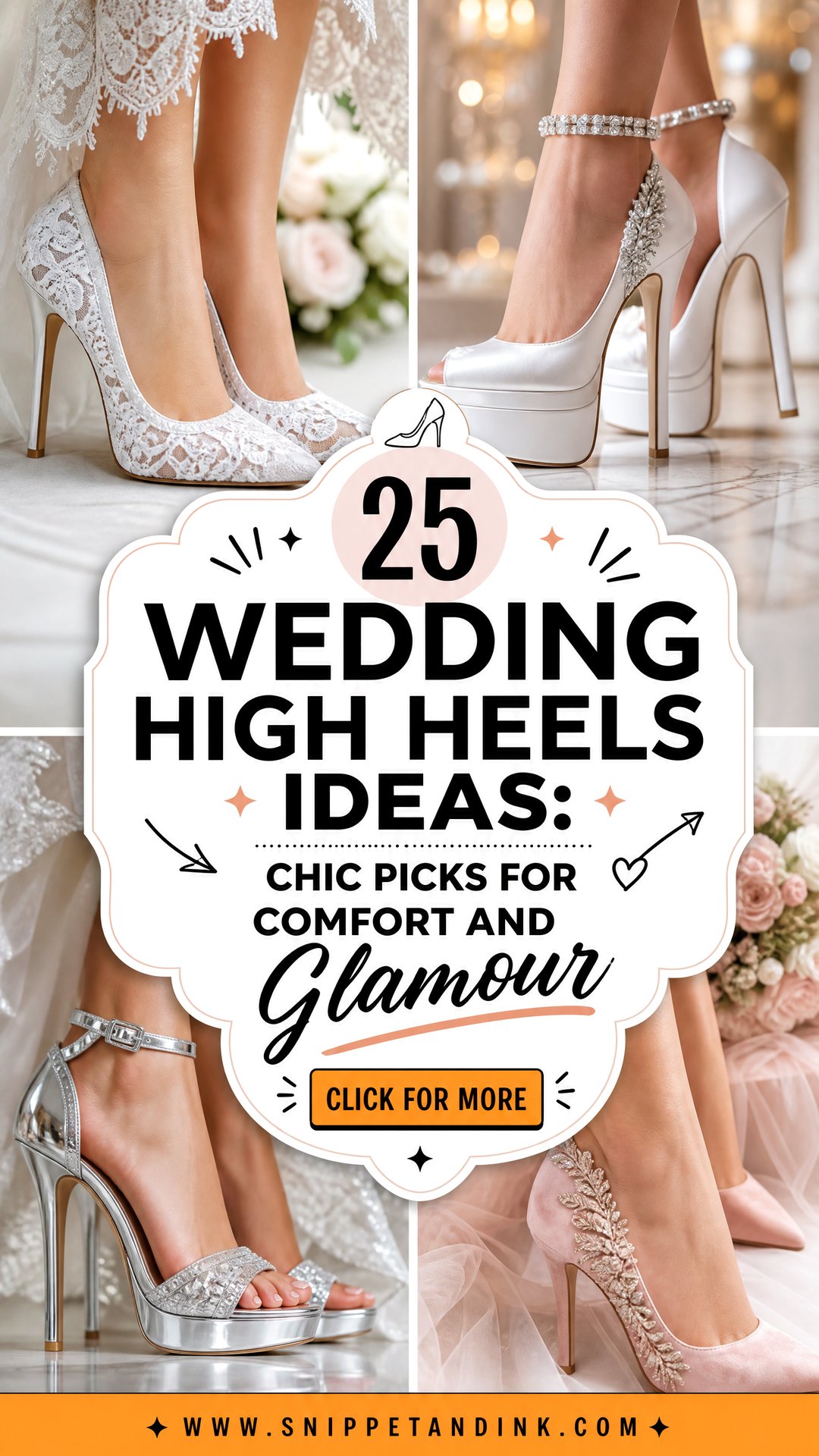25 Wedding High Heels Ideas Chic Picks for Comfort and Glamour - 25 Wedding High Heels Ideas: Chic Picks for Comfort and Glamour