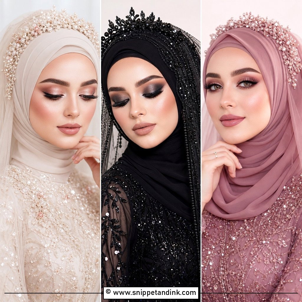25 Wedding Makeup Hijab Ideas Elegant Bridal Beauty