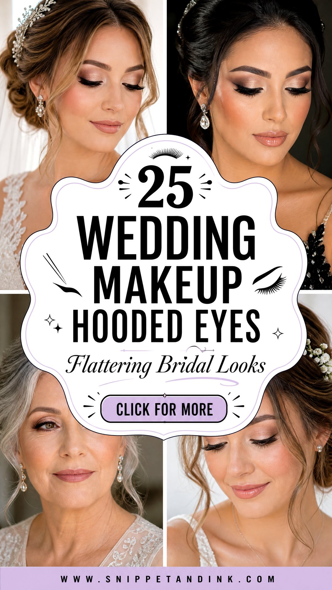 25 Wedding Makeup Hooded Eyes Flattering Bridal Looks - 25 Wedding Makeup Hooded Eyes: Flattering Bridal Looks