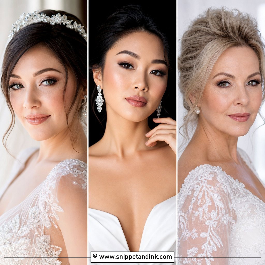 25 Wedding Makeup Hooded Eyes Flattering Bridal Looks