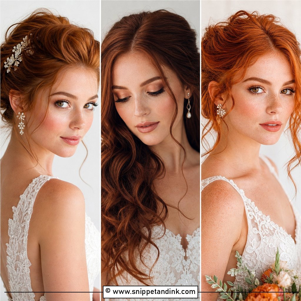 25 Wedding Makeup Redhead Ideas Gorgeous Bridal Glam
