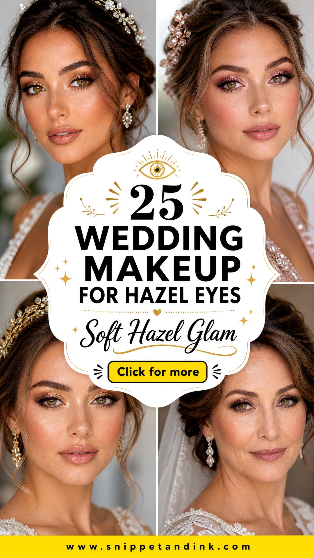 25 Wedding Makeup for Hazel Eyes Soft Glam Ideas - 25 Wedding Makeup for Hazel Eyes: Soft Glam Ideas