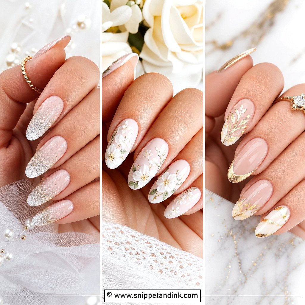 25 Wedding Nail Ideas for the Bride to Feel Beautiful