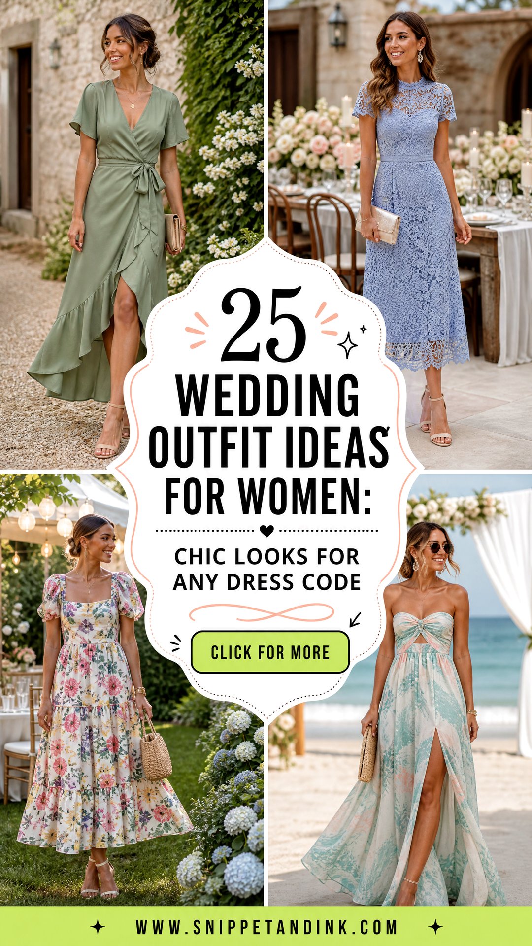 25 Wedding Outfit Ideas for Women Chic Looks for Any Dress Code - 25 Wedding Outfit Ideas for Women: Chic Looks for Any Dress Code