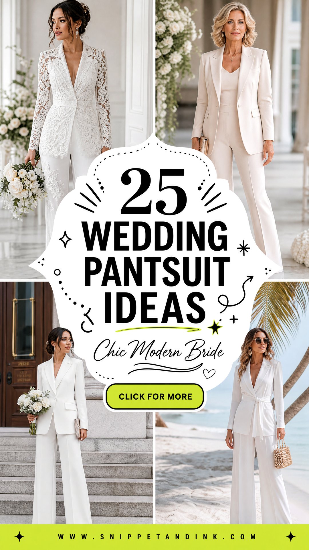25 Wedding Pantsuit Ideas for Chic Modern Brides - 25 Wedding Pantsuit Ideas for Chic Modern Brides