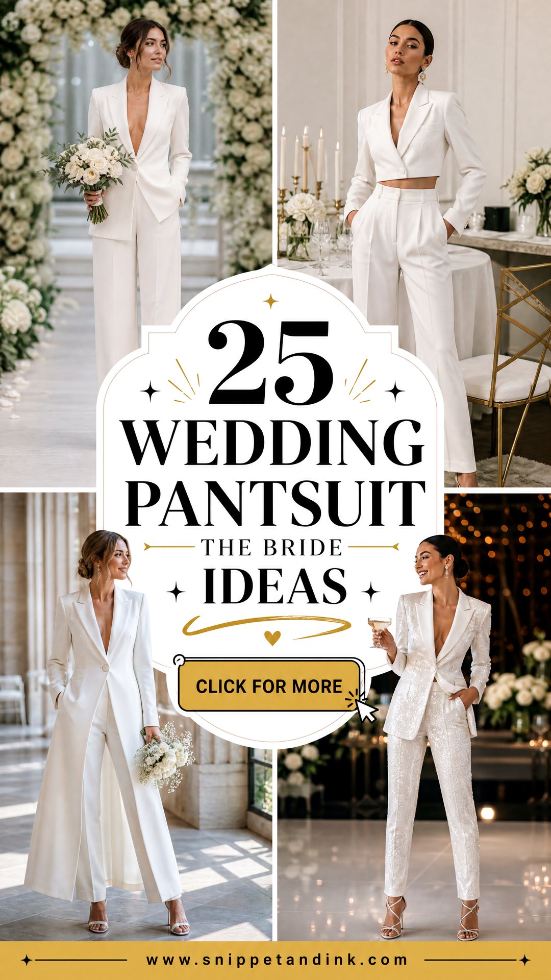 25 Wedding Pantsuit the Bride Ideas Modern Looks to Love - 25 Wedding Pantsuit the Bride Ideas: Modern Looks to Love