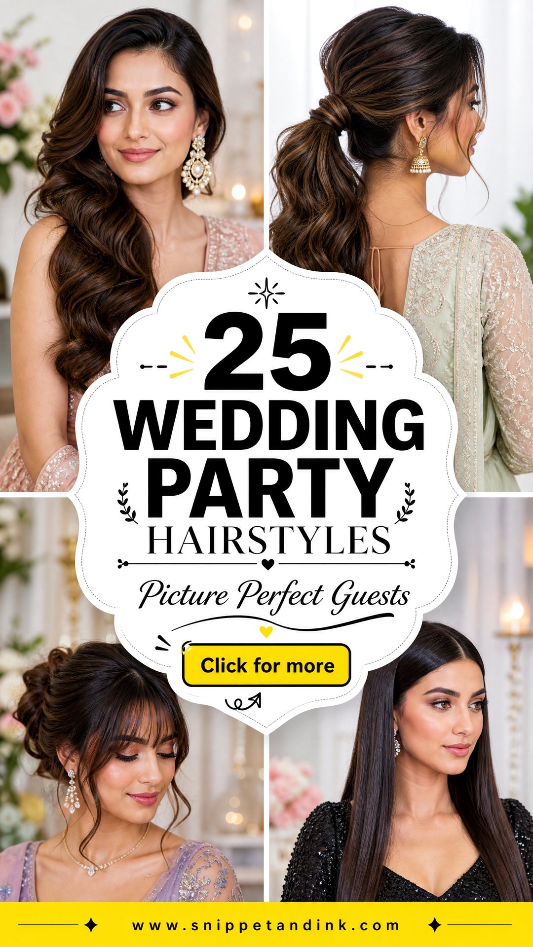 25 Wedding Party Hairstyles for Picture-Perfect Guests - 25 Wedding Party Hairstyles for Picture-Perfect Guests