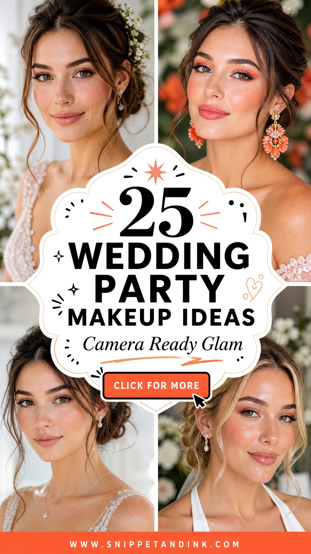 25 Wedding Party Makeup Ideas for Camera-Ready Glam - 25 Wedding Party Makeup Ideas for Camera-Ready Glam