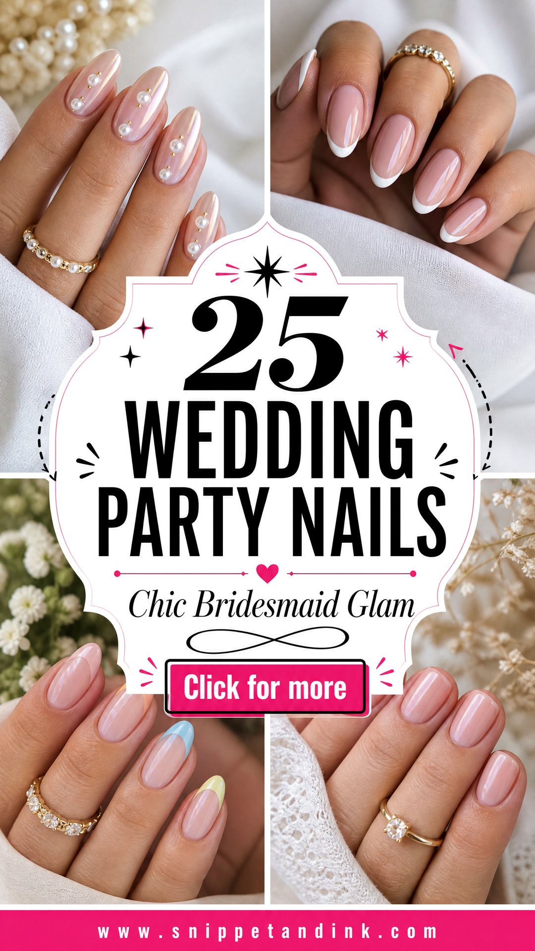 25 Wedding Party Nails for Chic Bridesmaid Glam - 25 Wedding Party Nails for Chic Bridesmaid Glam