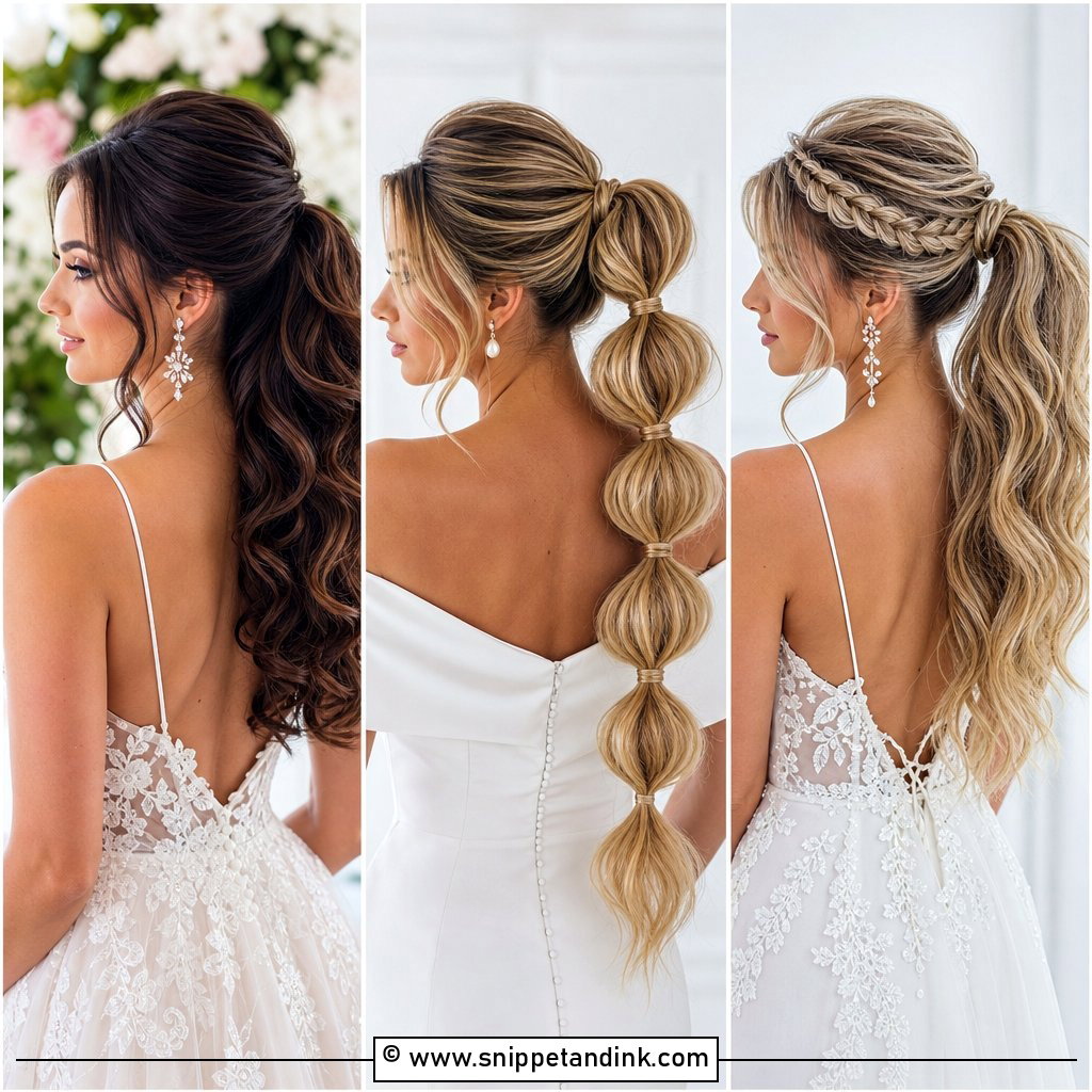 25 Wedding Ponytail Hairstyles Bridesmaid Looks to Love