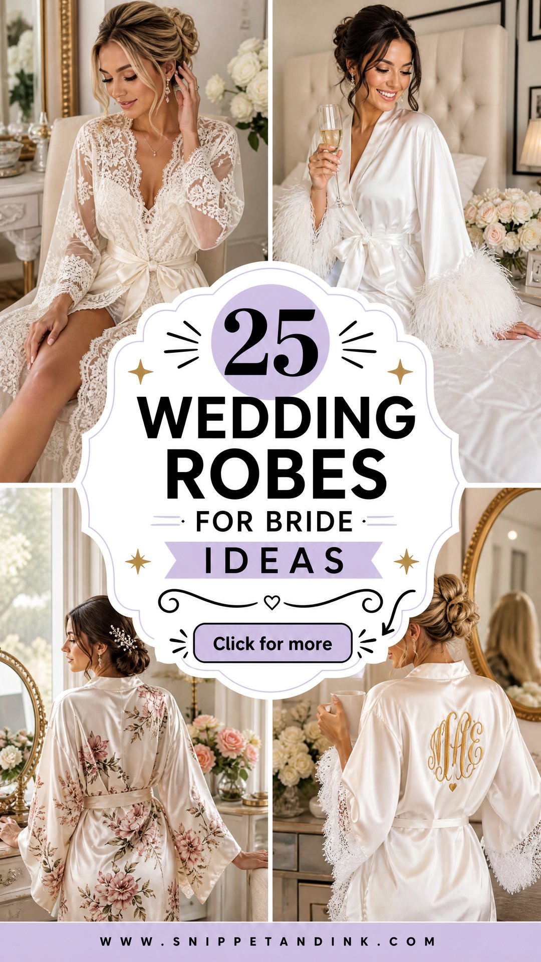 25 Wedding Robes for Bride Ideas Luxe Getting-Ready Styles - 25 Wedding Robes for Bride Ideas: Luxe Getting-Ready Styles