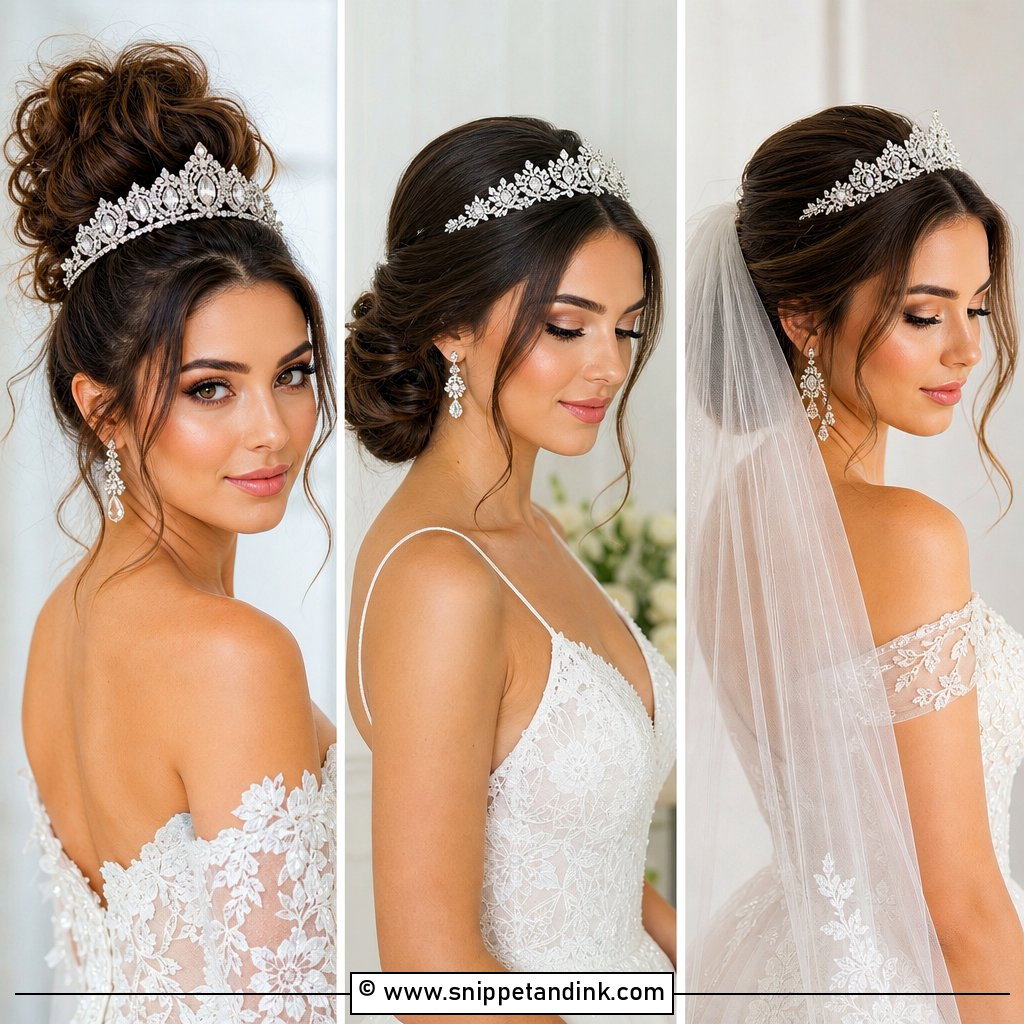 25 Wedding Tiara Hairstyles for Regal Bridal Inspiration
