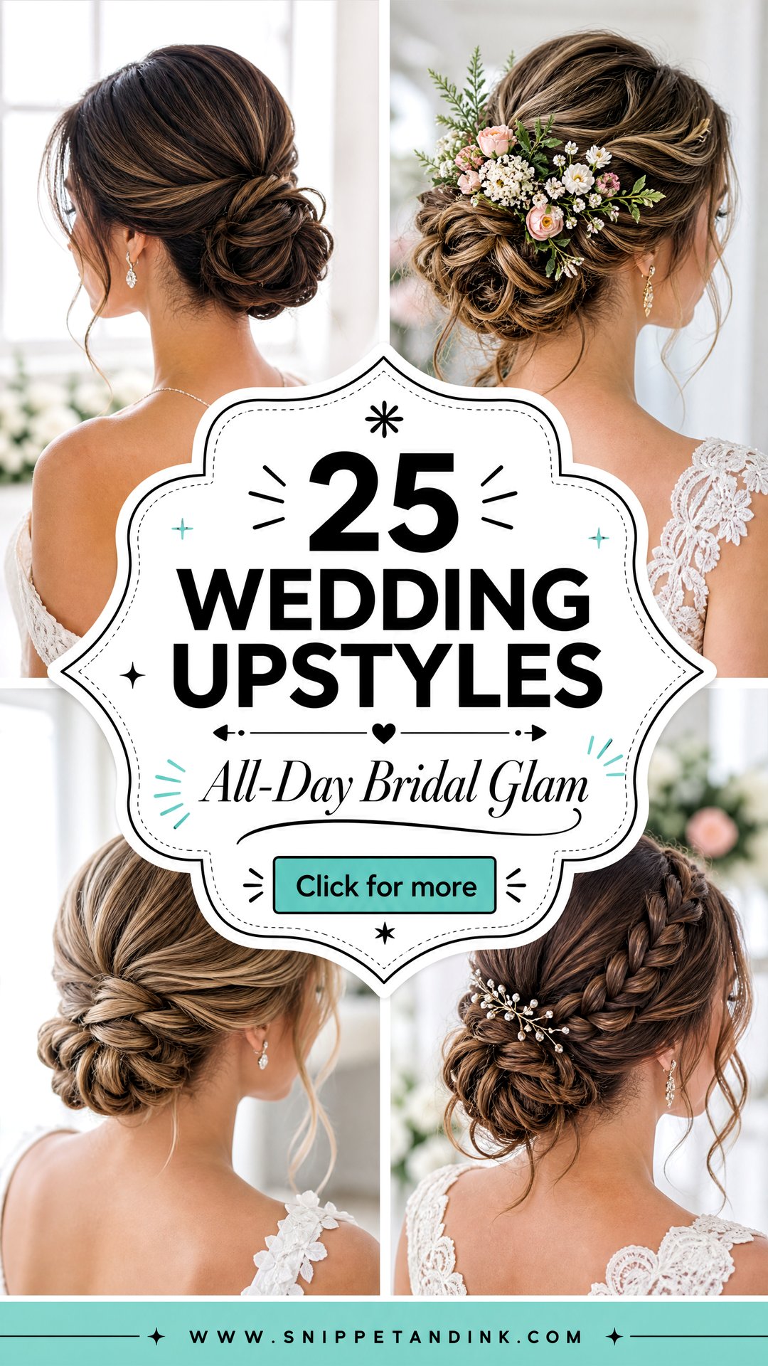 25 Wedding Upstyles for Elegant All-Day Bridal Glam - 25 Wedding Upstyles for Elegant, All-Day Bridal Glam
