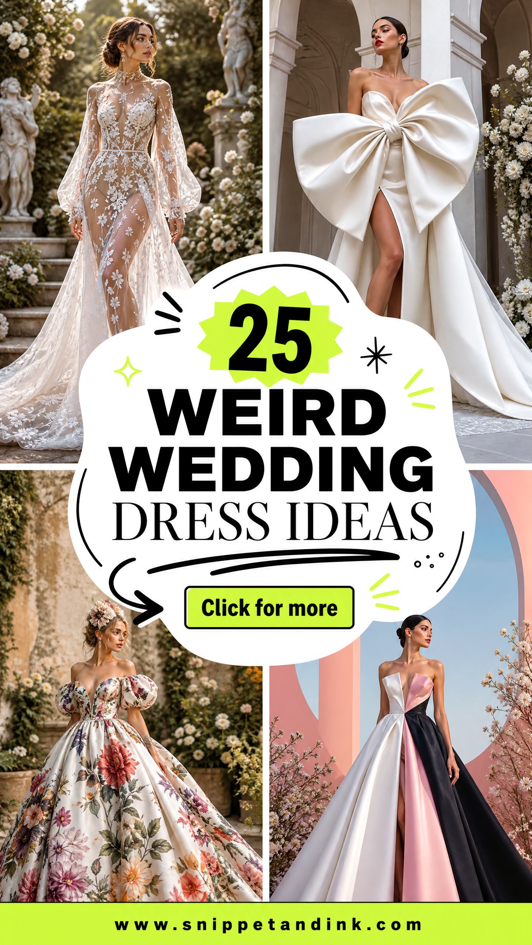 25 Weird Wedding Dress Ideas Bold Bridal Looks for Rebels - 25 Weird Wedding Dress Ideas: Bold Bridal Looks for Rebels