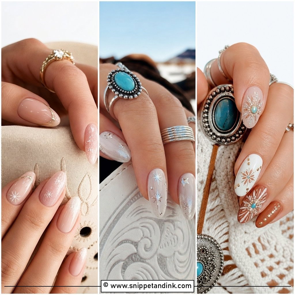 25 Western Wedding Nails for Rustic-Chic Brides This Season