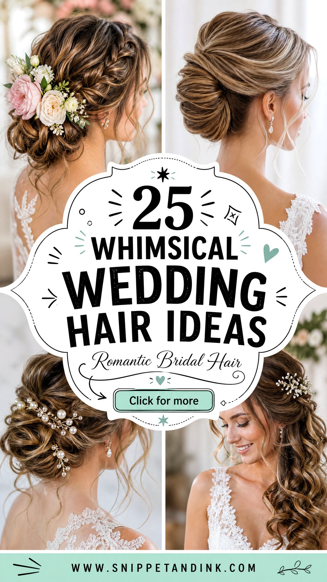 25 Whimsical Wedding Hair Ideas for Romantic Brides - 25 Whimsical Wedding Hair Ideas for Romantic Brides