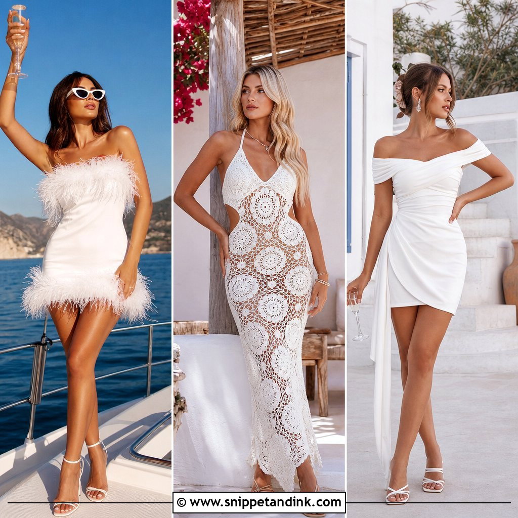 25 White Bachelorette Party Outfit Ideas Chic Looks to Try