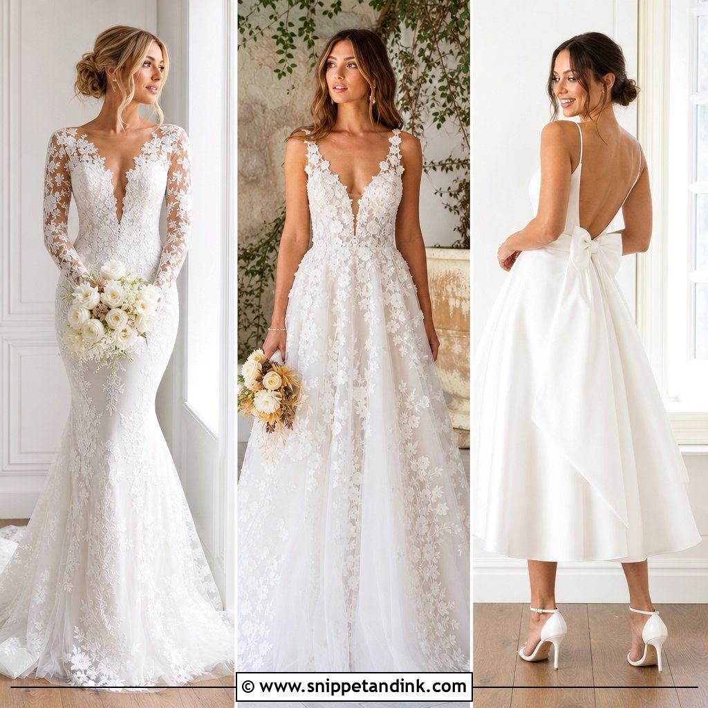 25 White Bridal Dress Ideas: Timeless Styles for Modern Brides