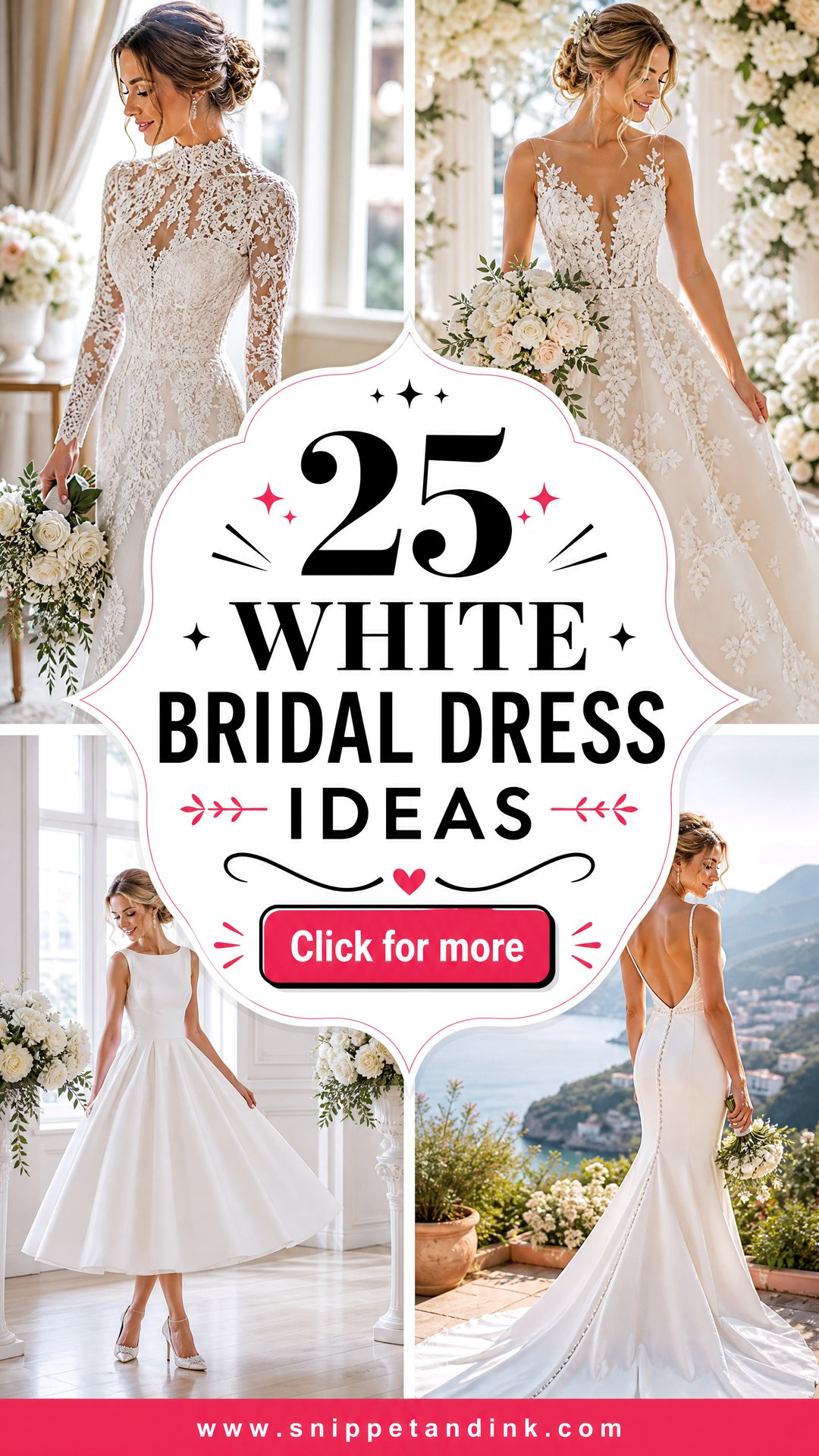 25 White Bridal Dress Ideas Timeless Styles for Modern Brides - 25 White Bridal Dress Ideas: Timeless Styles for Modern Brides