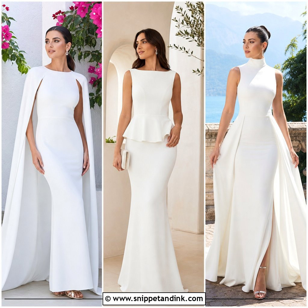 25 White Crepe Gown Style in Nigeria Ideas: Chic Looks to Try