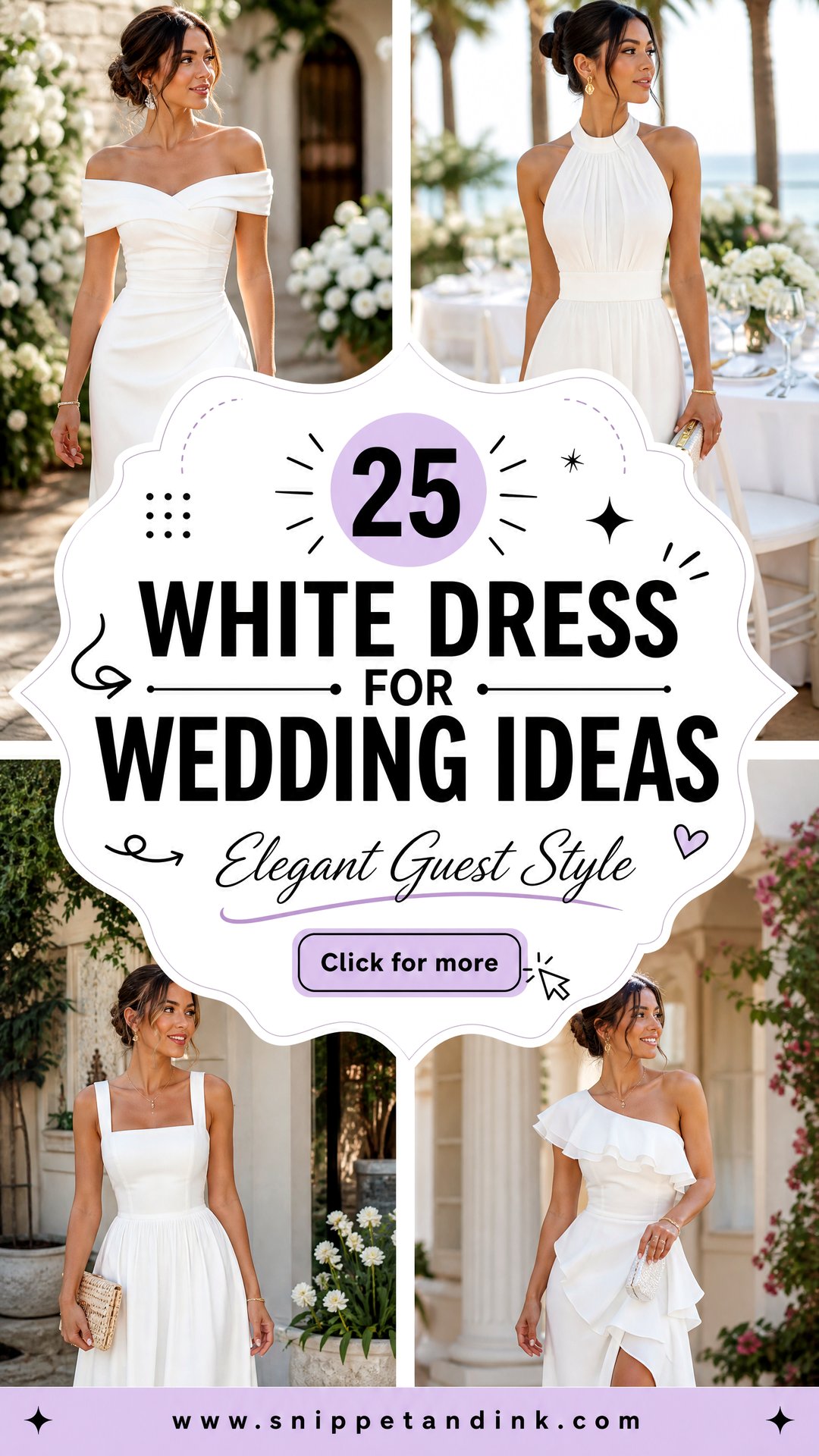 25 White Dress for Wedding Ideas for Elegant Guest Style - 25 White Dress for Wedding Ideas for Elegant Guest Style