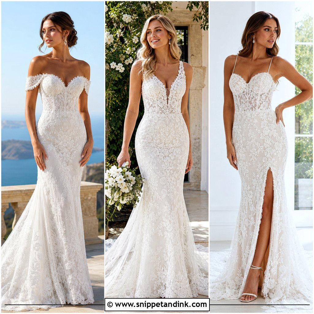 25 White Lace Wedding Dress Ideas: Timeless Looks for Brides