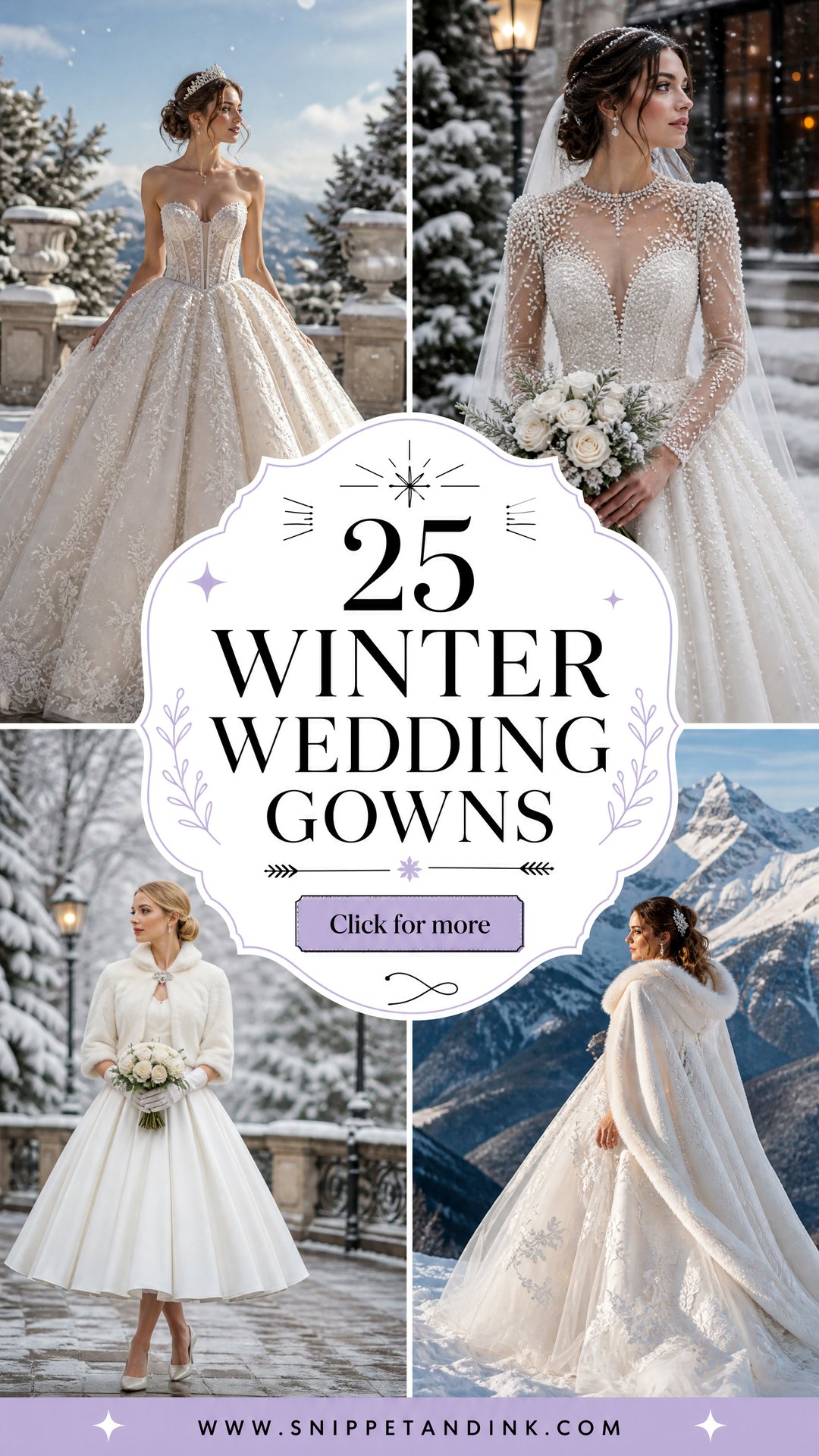 25 Winter Wedding Gowns Romantic Styles for Snowy Ceremonies - 25 Winter Wedding Gowns: Romantic Styles for Snowy Ceremonies