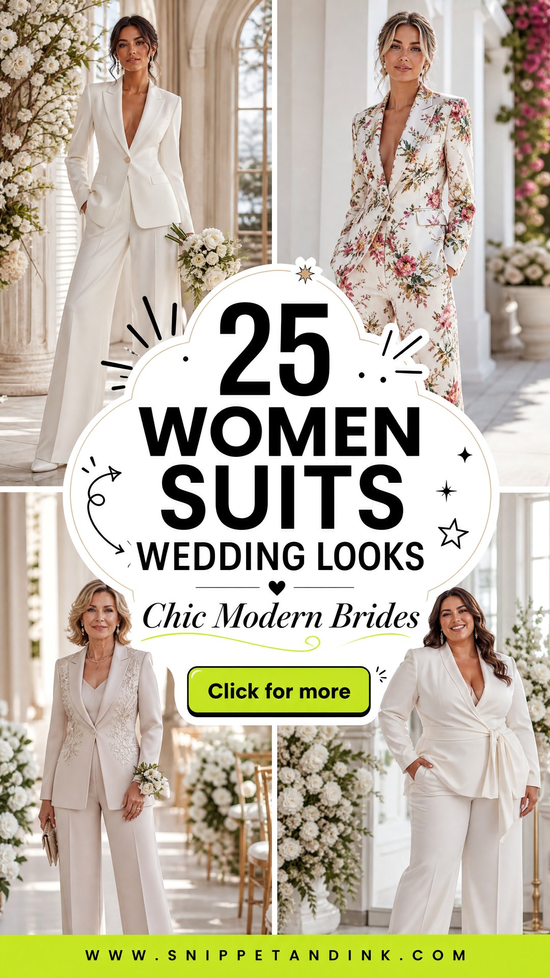 25 Women Suits Wedding Looks for Chic Modern Brides Right Now - 25 Women Suits Wedding Looks for Chic Modern Brides Right Now