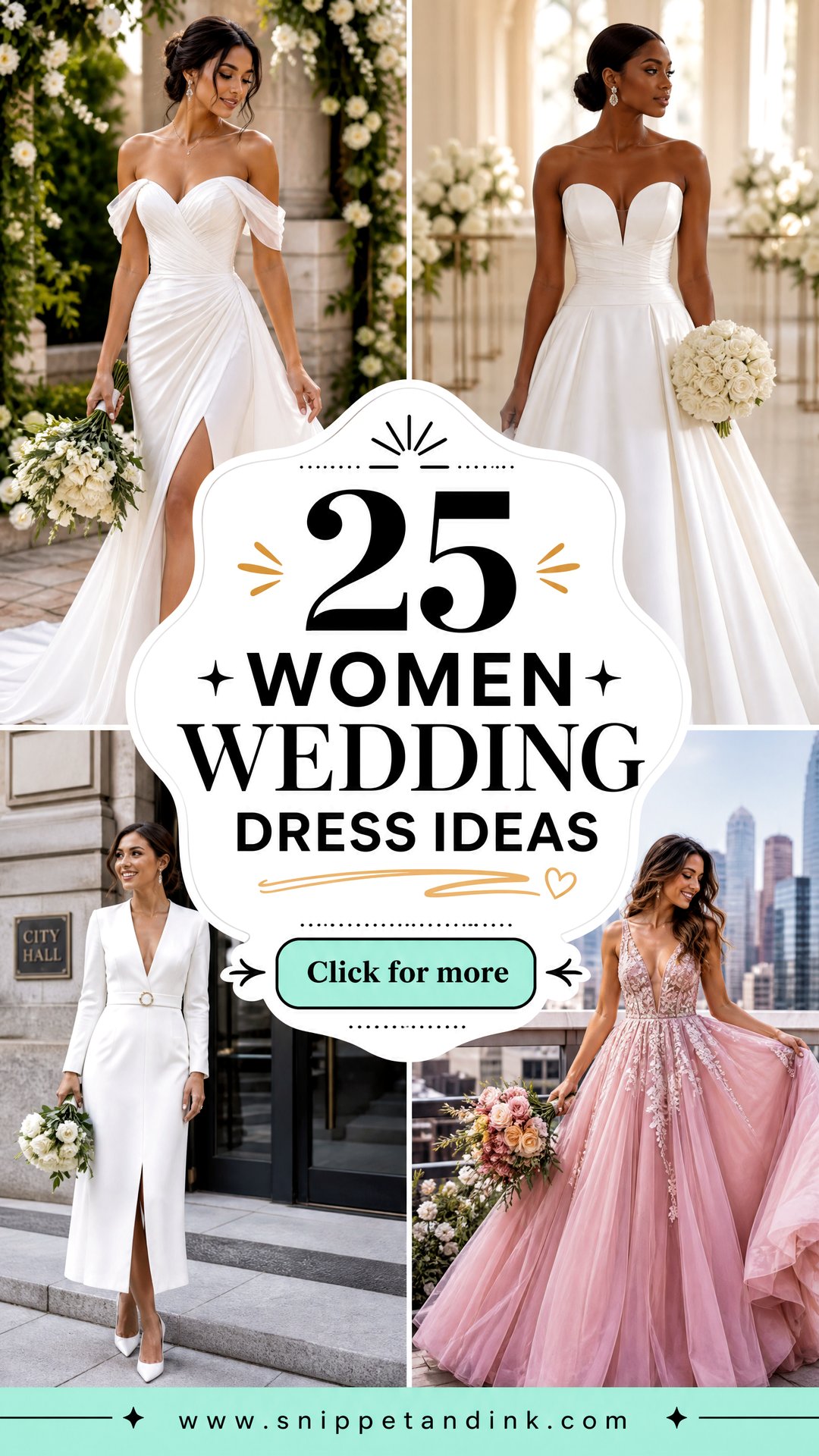 25 Women Wedding Dress Ideas for Every Modern Bridal Style - 25 Women Wedding Dress Ideas for Every Modern Bridal Style