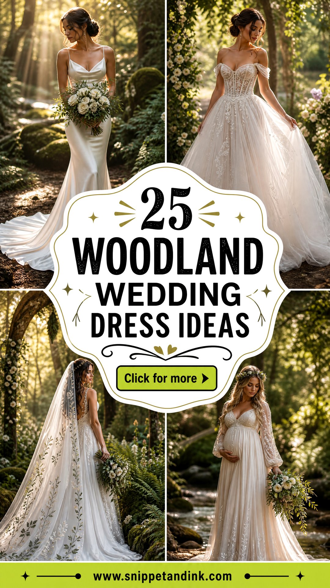 25 Woodland Wedding Dress Ideas for Enchanted Forest Brides - 25 Woodland Wedding Dress Ideas for Enchanted Forest Brides