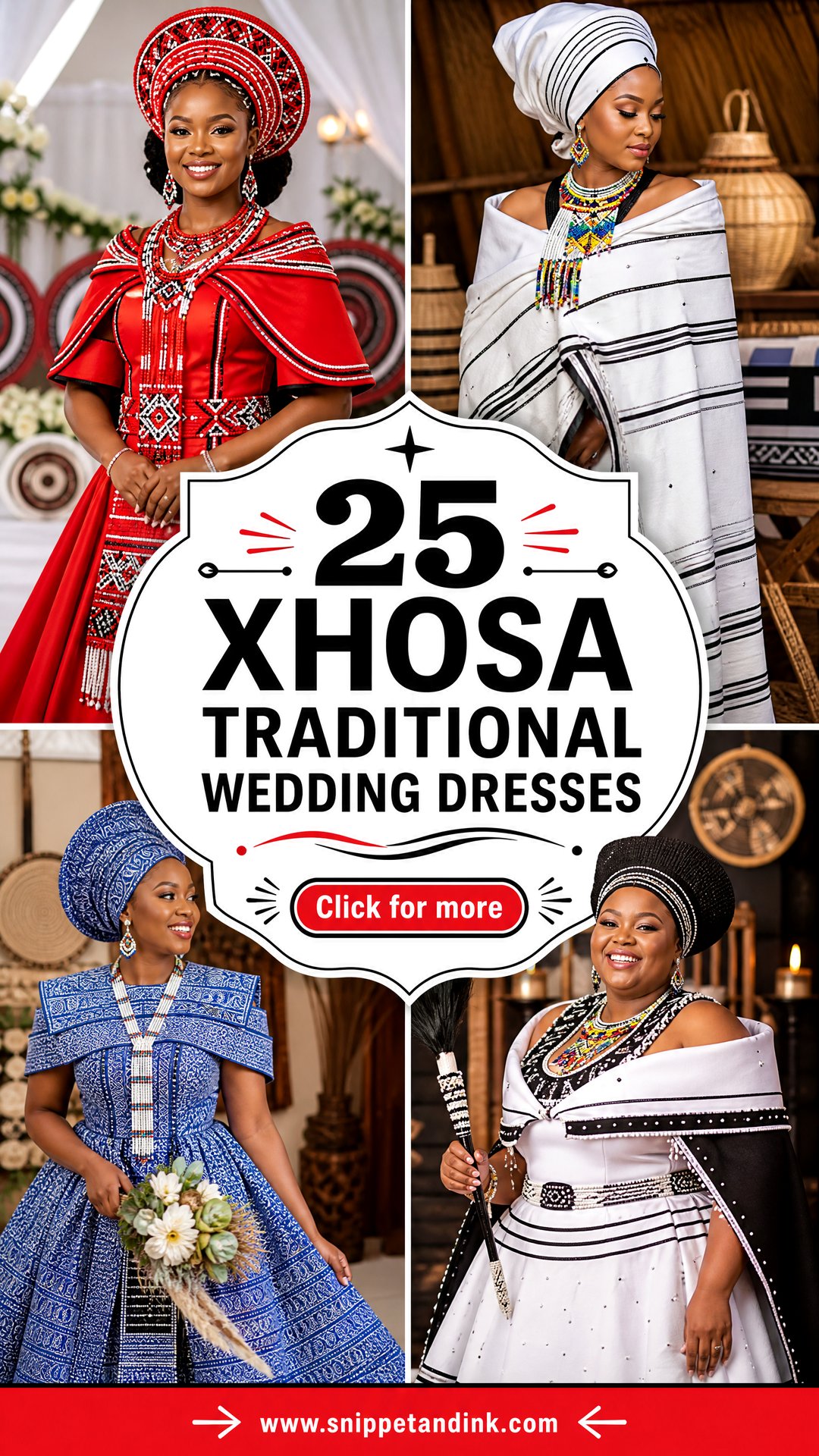 25 Xhosa Traditional Wedding Dresses for a Proud Elegant Bride - 25 Xhosa Traditional Wedding Dresses for a Proud, Elegant Bride
