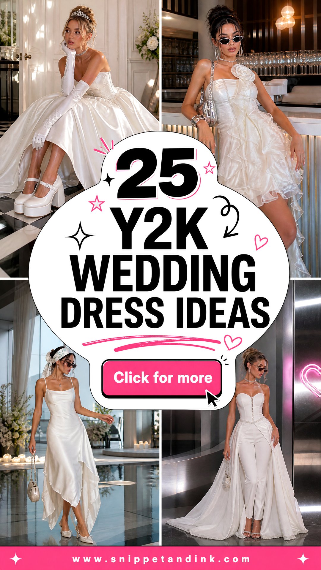 25 Y2K Wedding Dress Ideas for Trend-Loving Modern Brides - 25 Y2K Wedding Dress Ideas for Trend-Loving Modern Brides